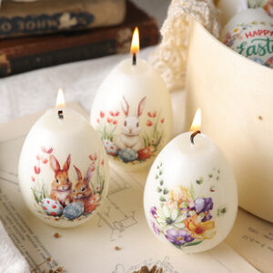 Easter eggshell scented candles