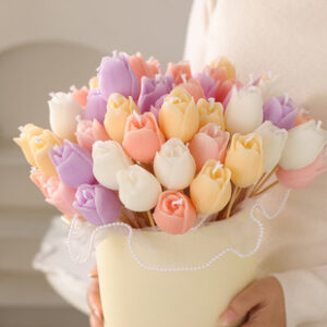 Tulip Scented Candle Set