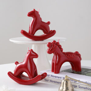 New Year Rocking Horse Scented Candles