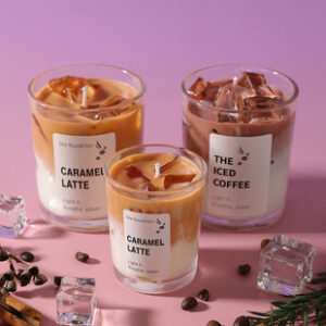Summer coffee cup scented candles