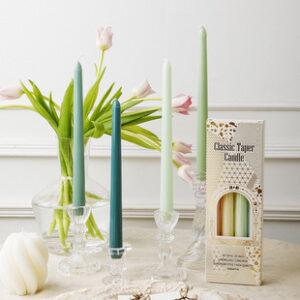 25cm Morandi-colored cone-shaped scented candle