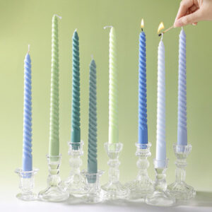 30cm European-style spiral long stick scented candle
